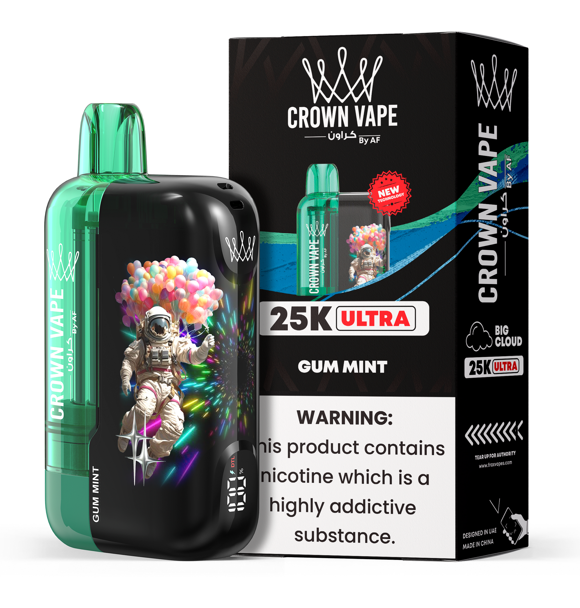 Al Fakher Crown Bar Ultra 25000 Puffs Disposable Vape Device