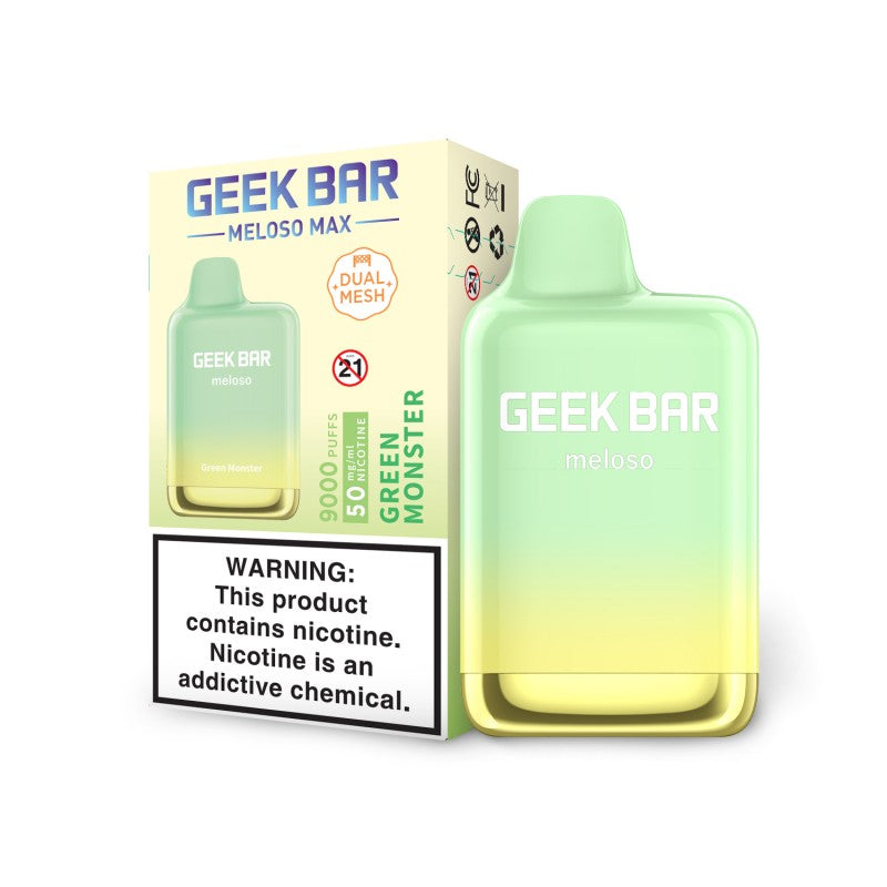 Geek Bar Meloso Max 9000 Puff Disposable Vape Apvs Geek Bar Meloso Max 9000 Puff Disposable Vape Apvs