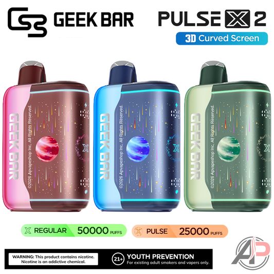 Geek Bar Pulse X 2 50,000 Puffs Disposable Vape Device