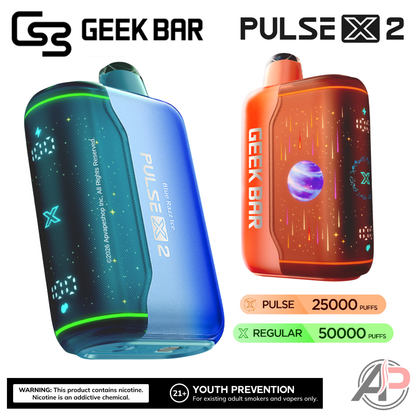 Geek Bar Pulse X 2 50,000 Puffs Disposable Vape Device