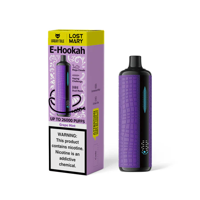 Lost Mary Urban Tale E-Hookah 26000 Puffs Disposable Vape Device