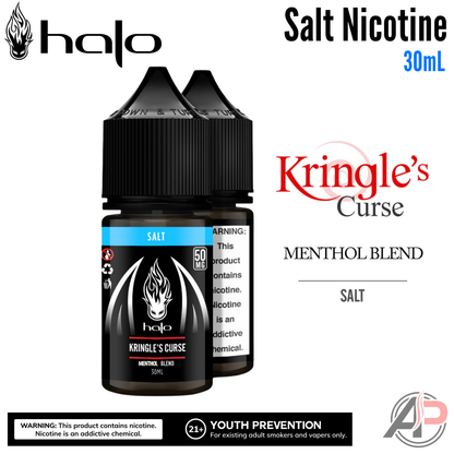 Halo Kringles Curse Peppermint Blend Salt Nicotine 30mL