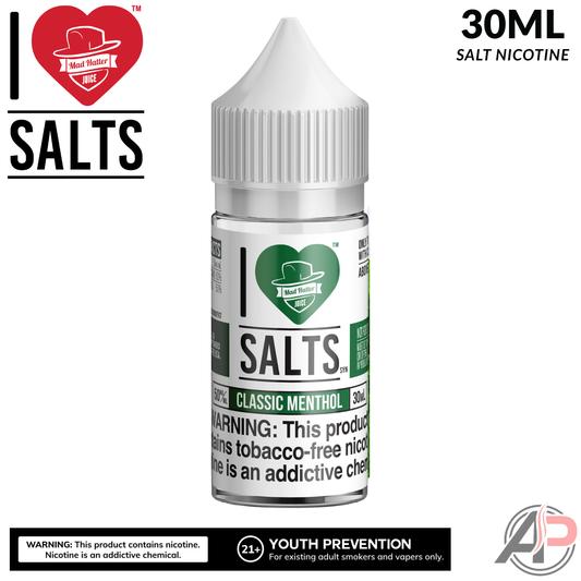 I Love Salts Classic Menthol Salt Nicotine 30mL