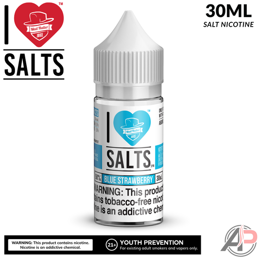 I Love Salts Blue Strawberry Salt Nicotine 30mL