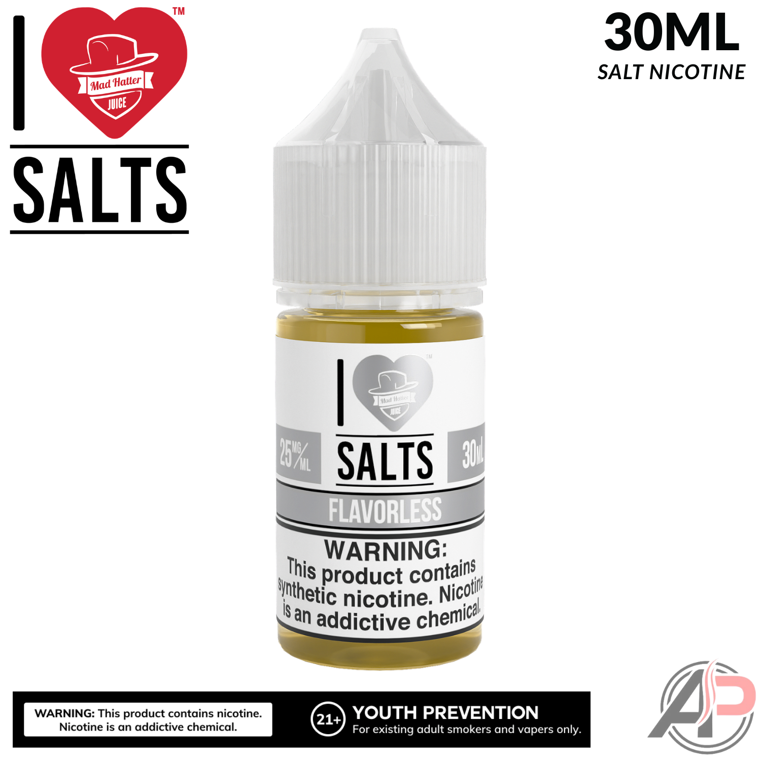 I Love Salts Flavorless Salt Nicotine 30mL