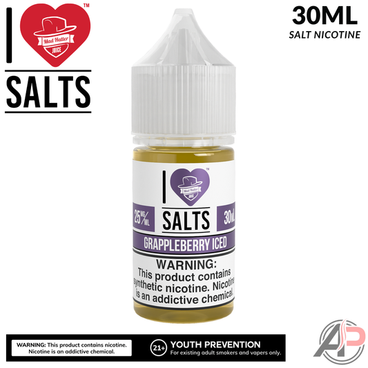 I Love Salts Grappleberry Iced Salt Nicotine 30mL
