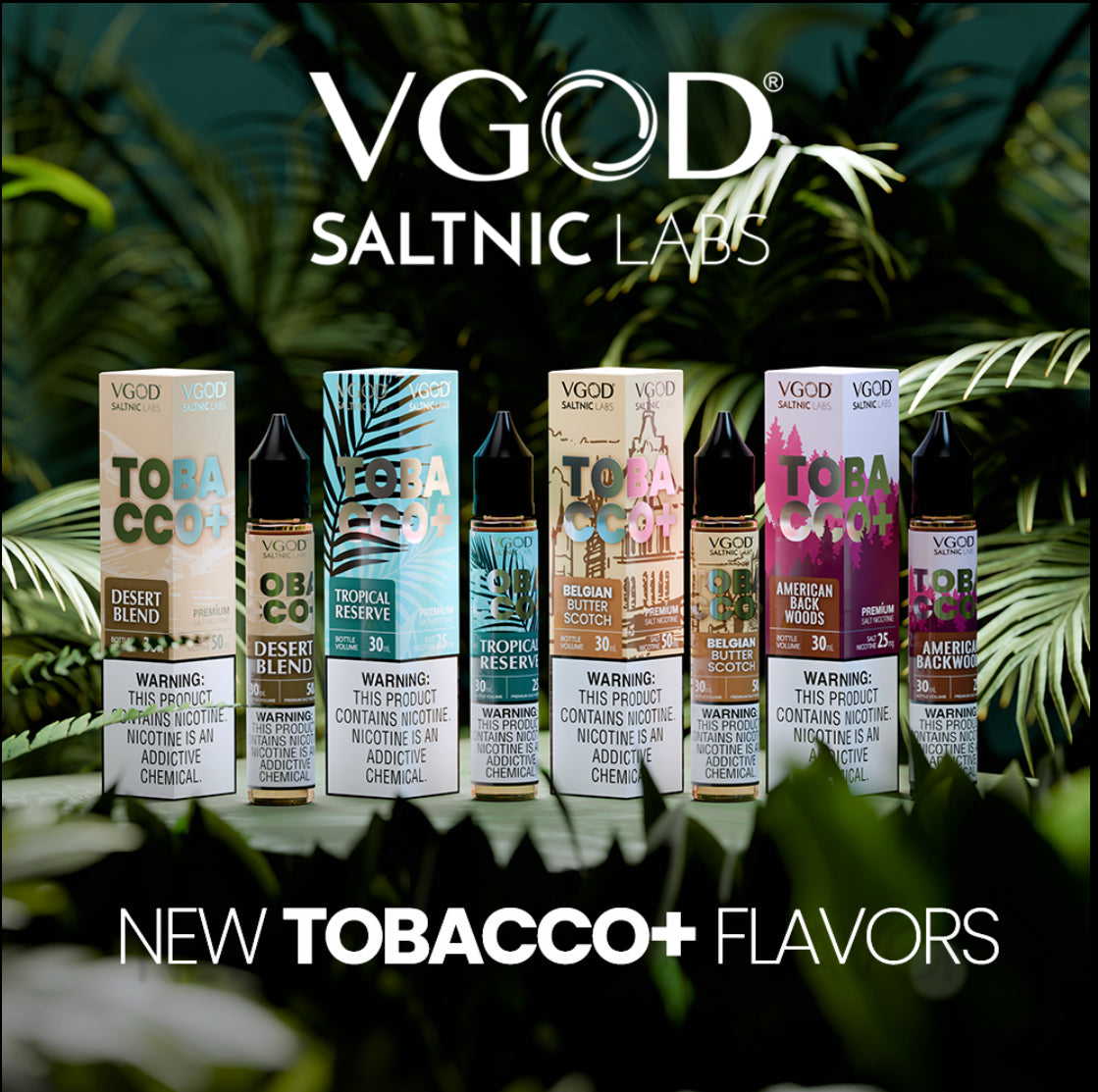 VGOD Tobacco Plus Desert Blend 30mL Salt Nic