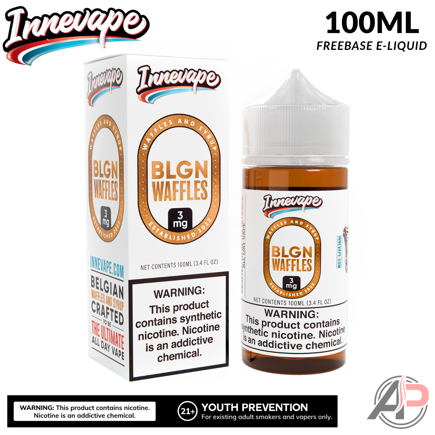 Innevape BLGN Waffles E-Liquid 100mL