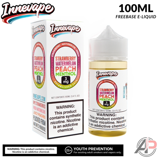 Innevape Strawberry Watermelon Peach Menthol E-Liquid 100mL
