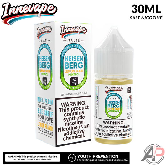 Innevape Heisenberg Lemon Sour Menthol Salt Nicotine 30mL