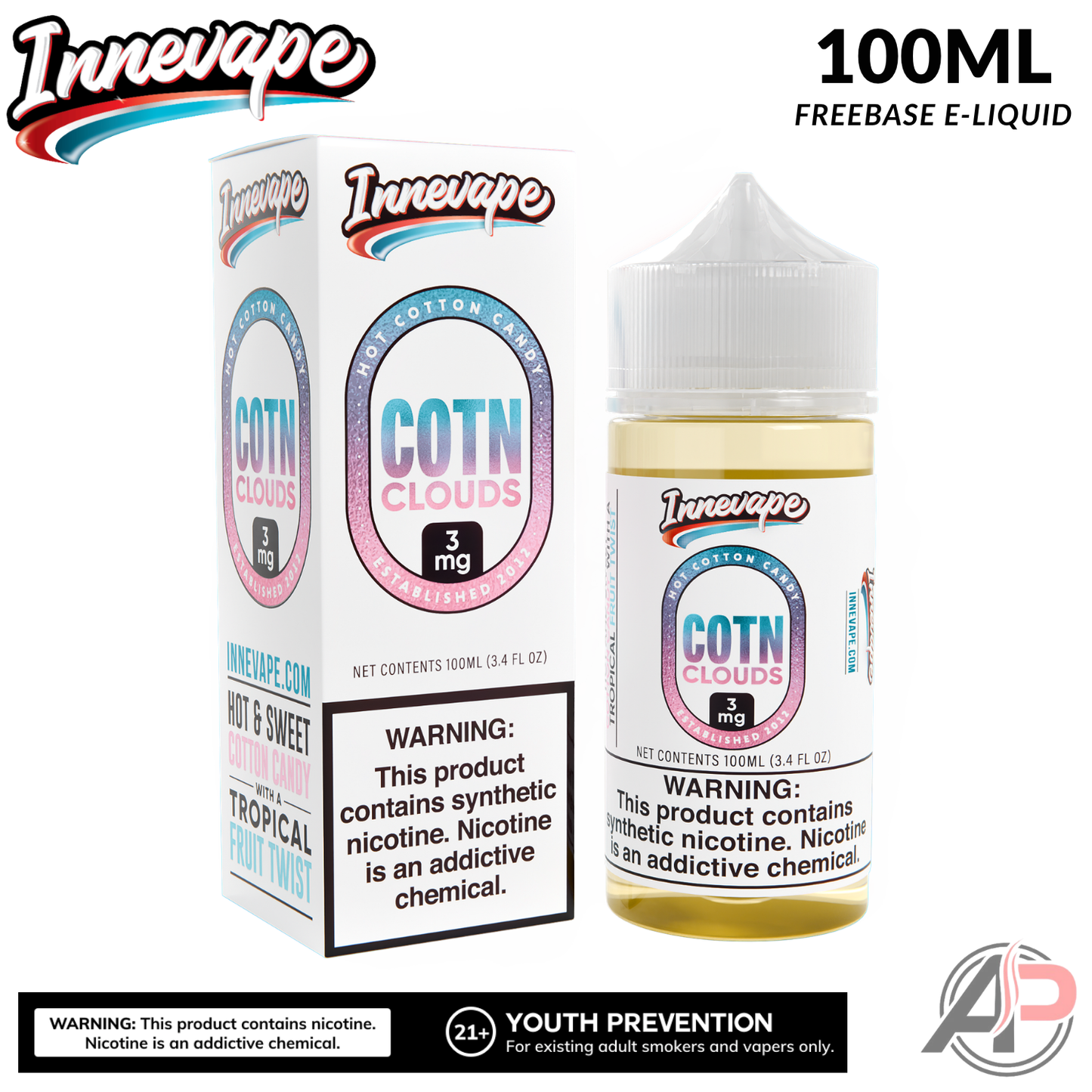 Innevape Cotn Clouds E-Liquid 100mL