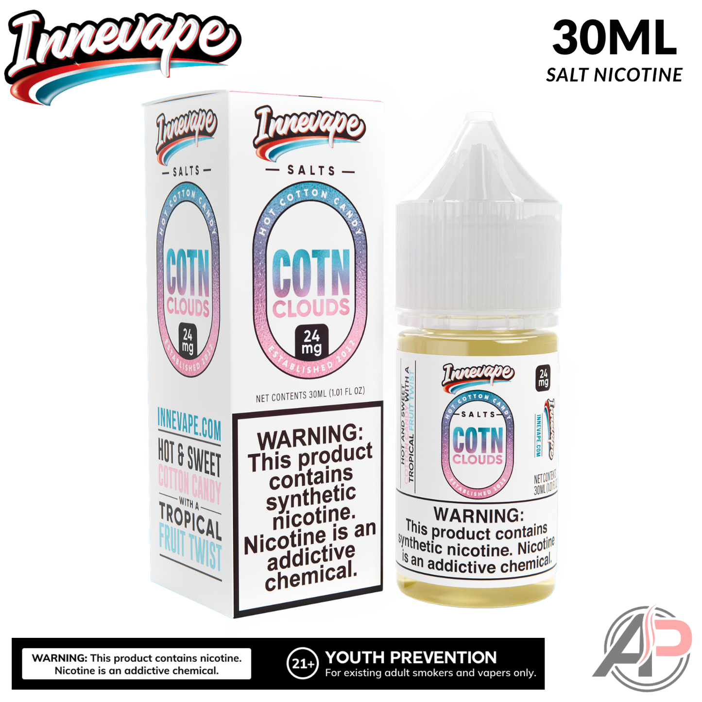 Innevape Cotn Clouds Salt Nicotine 30mL