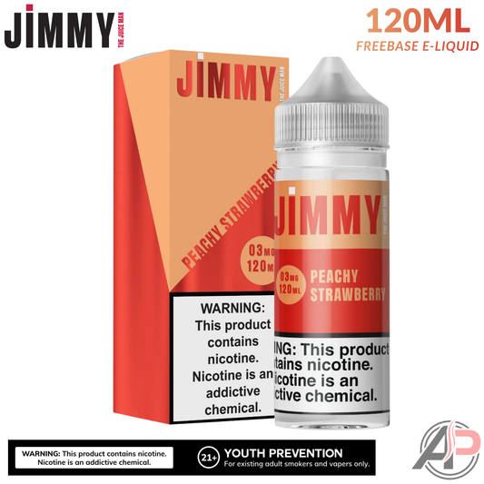 Jimmy The Juice Man Peachy Strawberry E-Liquid 120mL