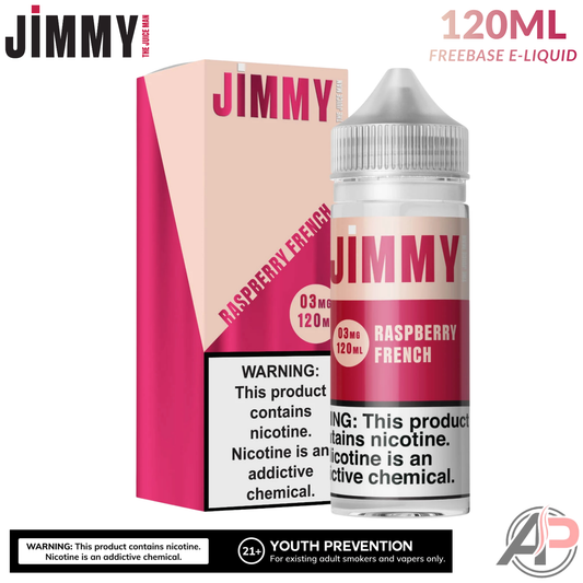 Jimmy The Juice Man Raspberry French E-Liquid 120mL