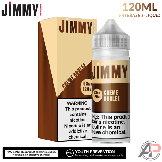 Jimmy The Juice Man Creme Brulee E-Liquid 120mL