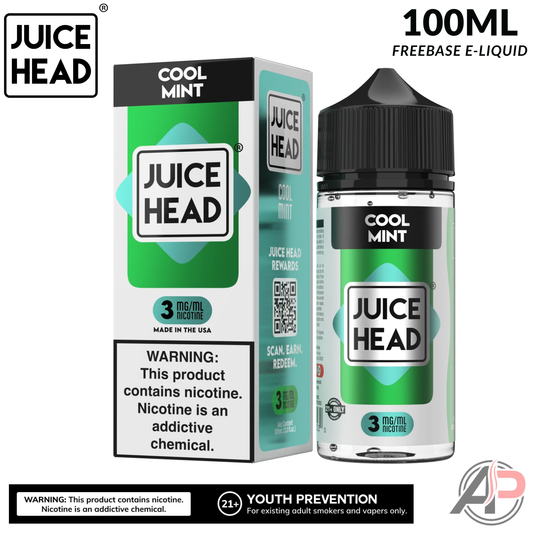 Juice Head Cool Mint E-Liquid 100mL