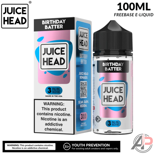 Juice Head Birthday Batter E-Liquid 100mL