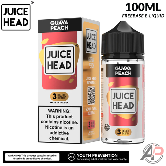 Juice Head Guava Peach E-Liquid 100mL