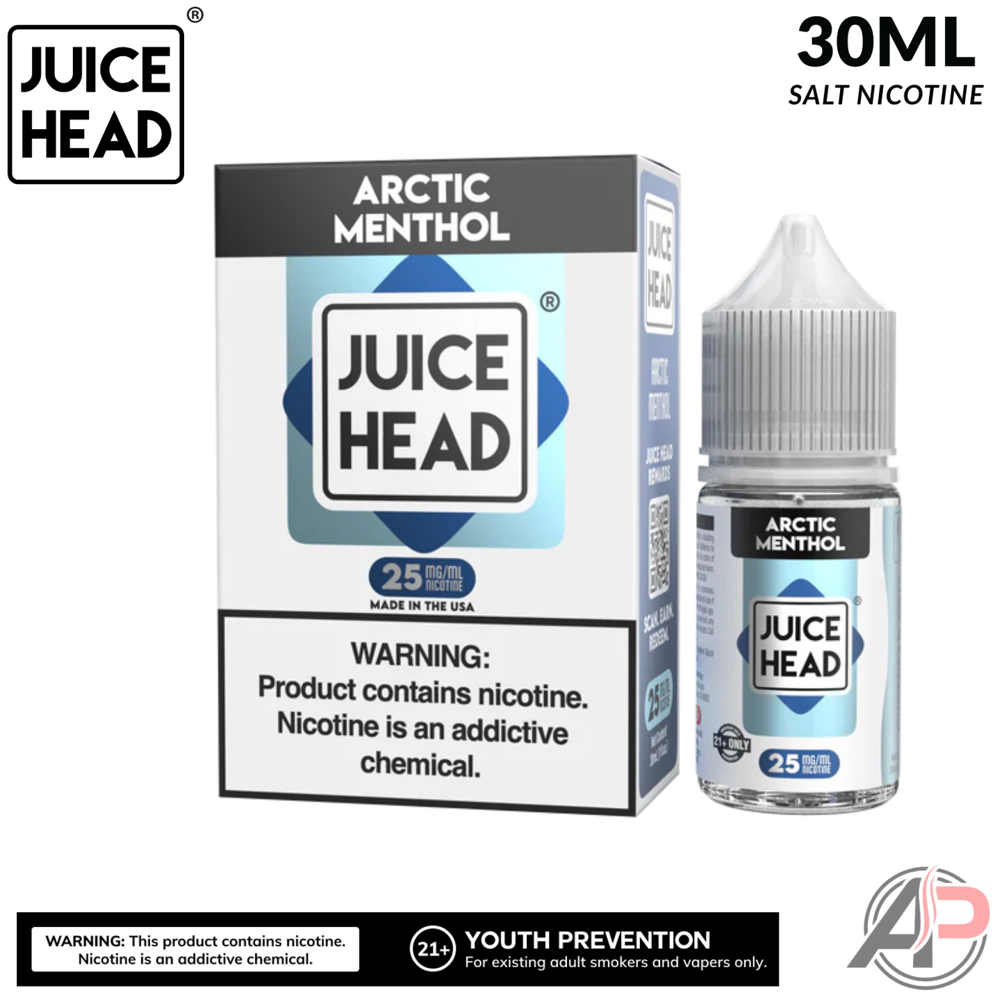 Juice Head Arctic Menthol Salt Nicotine 30mL