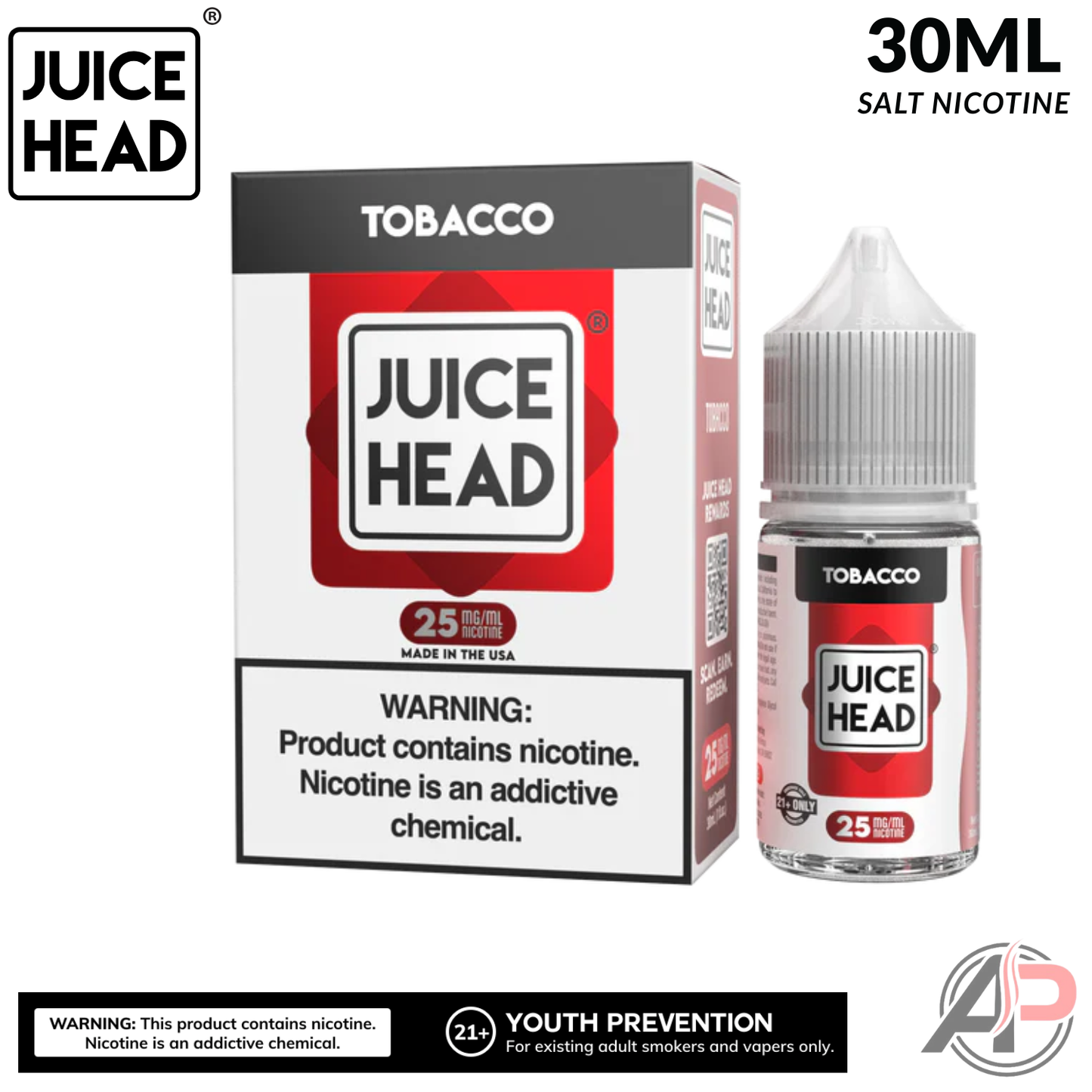 Juice Head Tobacco Salt Nicotine 30mL