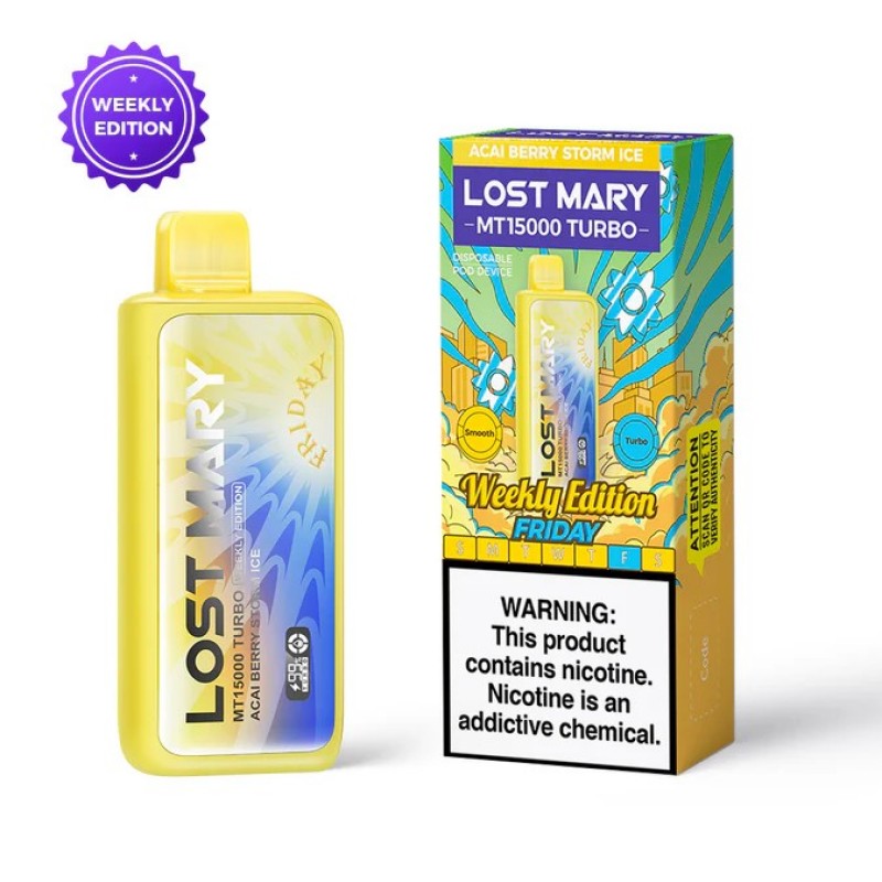 Lost Mary MT15000 Turbo Vape Acai Berry Storm Ice