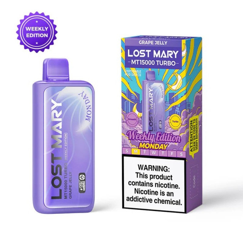 Lost Mary MT15000 Turbo Vape Grape Jelly