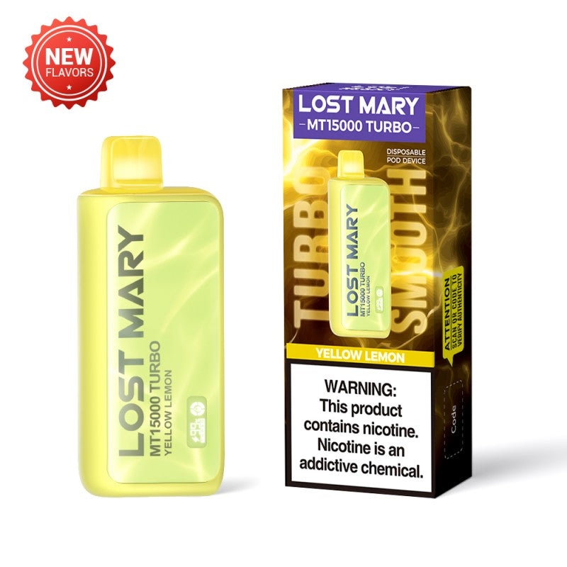Lost Mary MT15000 Turbo Vape Yellow Lemon