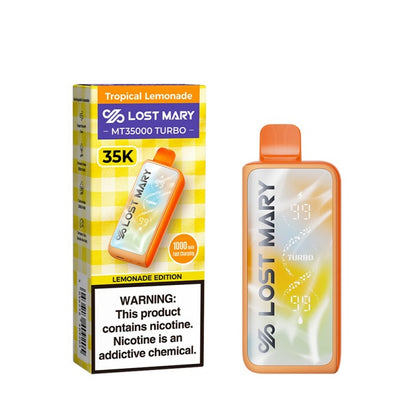 Lost Mary MT35000 Turbo Disposable Vape Device Tropical Lemonade
