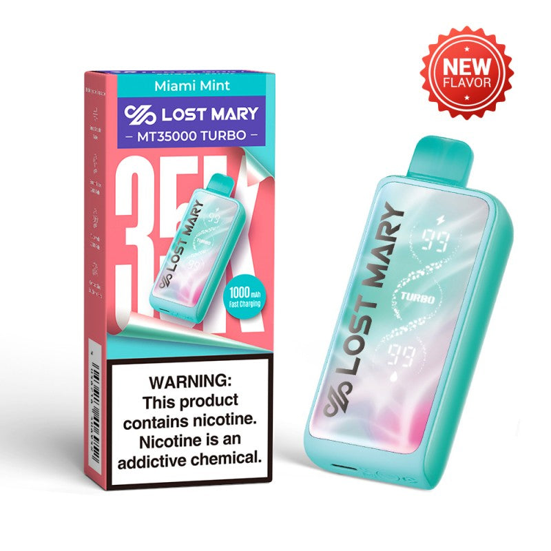 Lost Mary MT35000 Turbo Disposable Vape Device Miami Mint