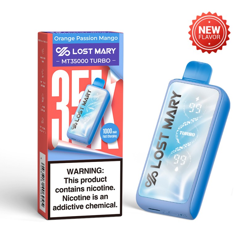 Lost Mary MT35000 Turbo Disposable Vape Device Orange Passion Mango