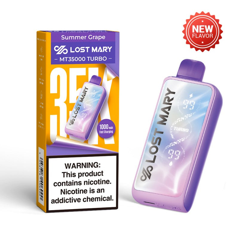 Lost Mary MT35000 Turbo Disposable Vape Device Summer Grape