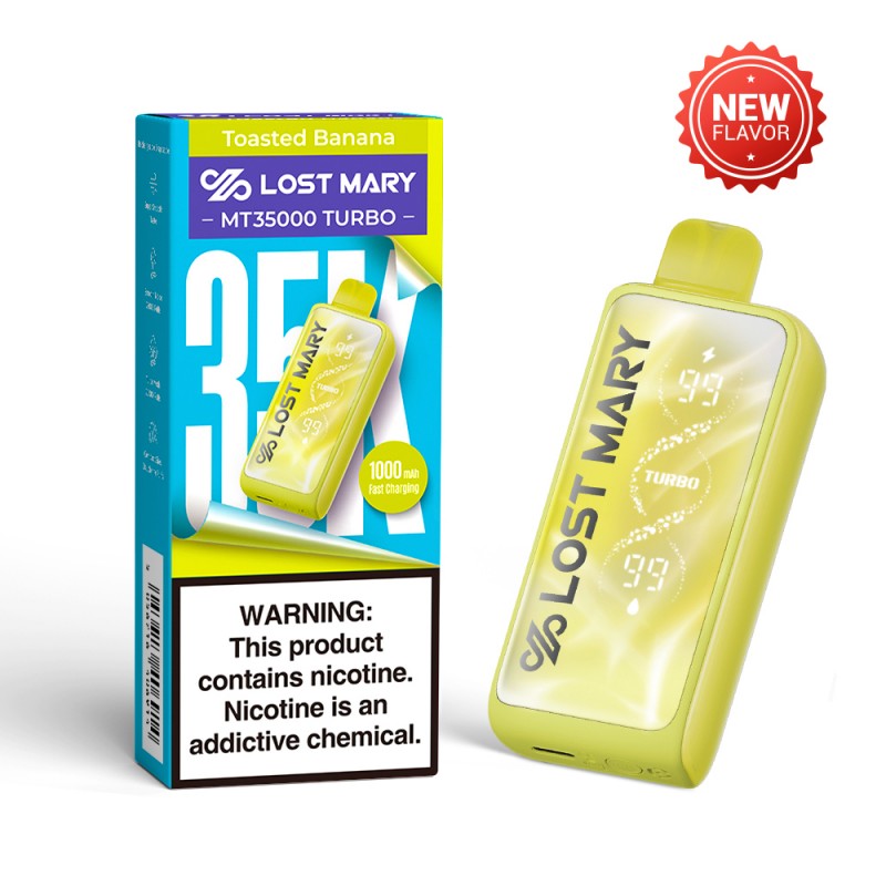 Lost Mary MT35000 Turbo Disposable Vape Device Toasted Banana