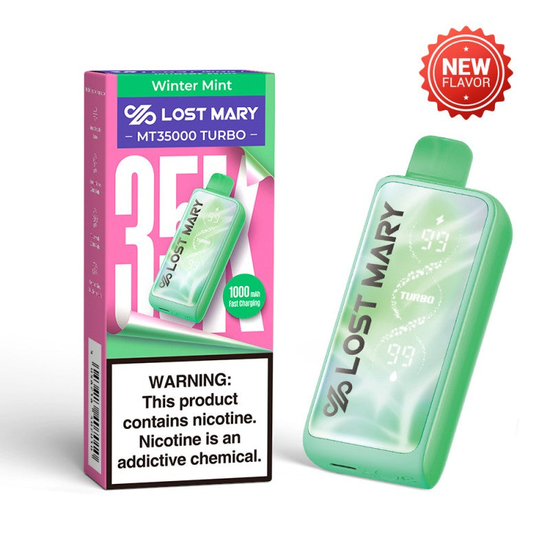 Lost Mary MT35000 Turbo Disposable Vape Device Winter Mint