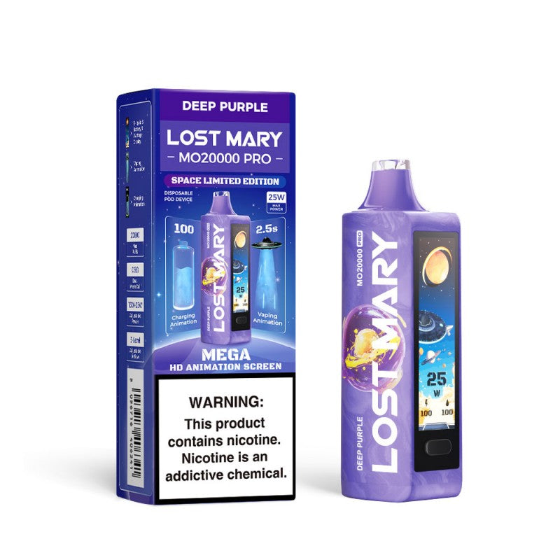 Lost Mary MO20000 Pro Disposable Vape Device Deep Purple