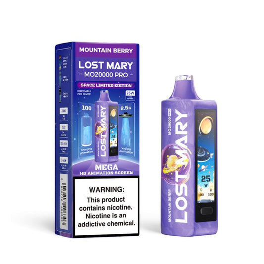 Lost Mary MO20000 Pro Disposable Vape Device Mountain Berry