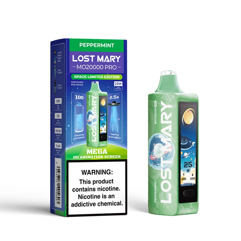 Lost Mary MO20000 Pro Disposable Vape Device Peppermint