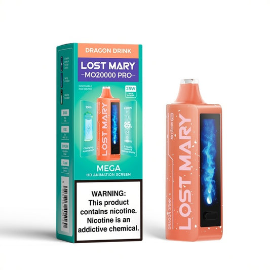 Lost Mary MO20000 Pro Disposable Vape Device Dragon Drink