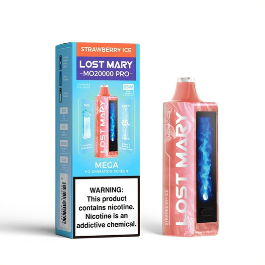 Lost Mary MO20000 Pro Disposable Vape Device Strawberry Ice