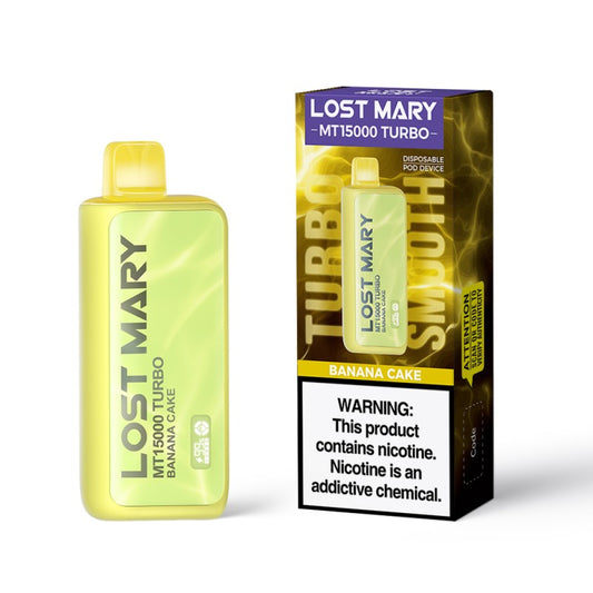 Lost Mary MT15000 Turbo Vape Banana Cake