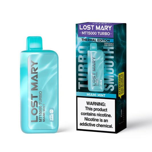 Lost Mary MT15000 Turbo Vape Miami Mint