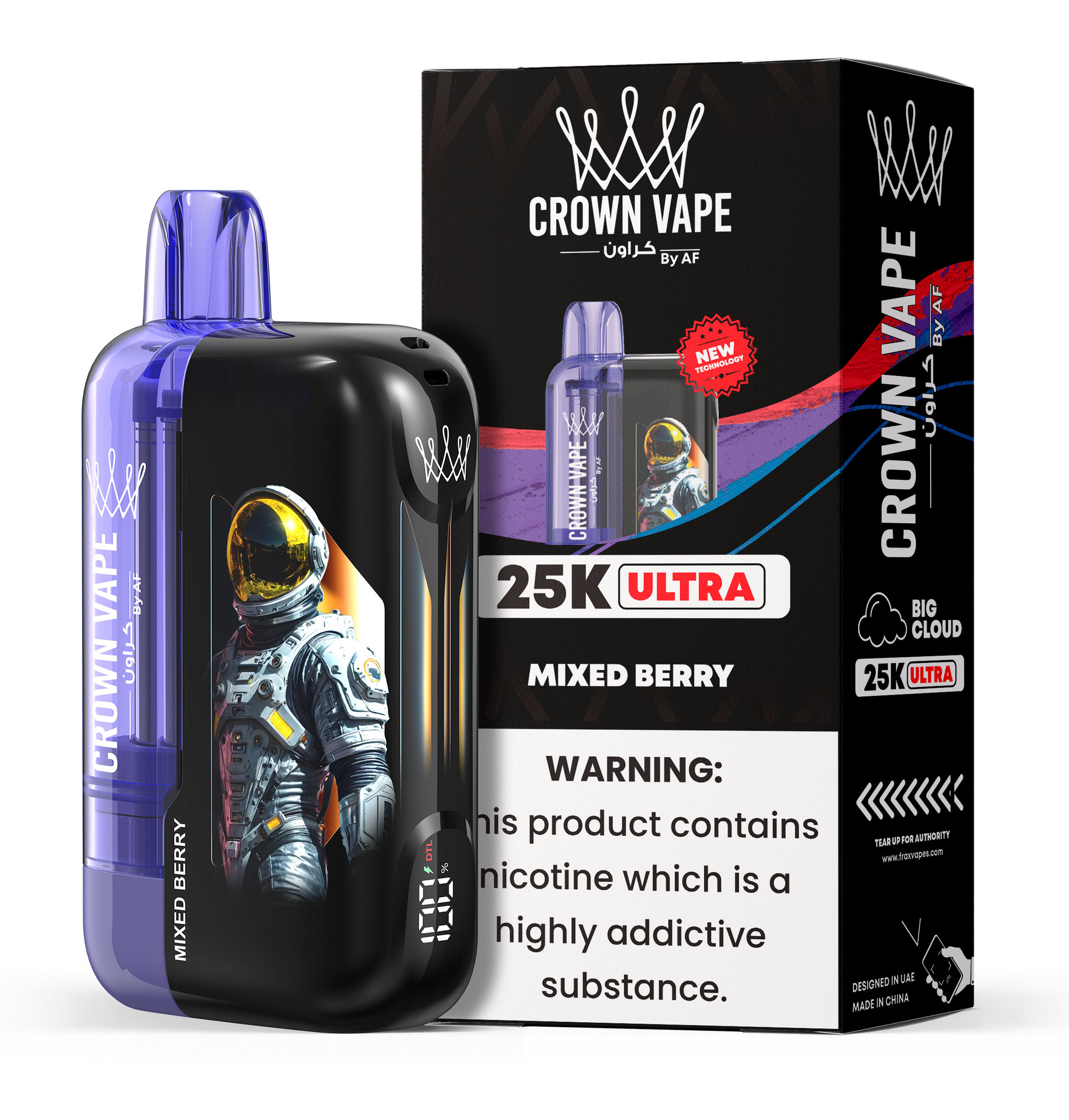 Al Fakher Crown Bar Ultra 25000 Puffs Disposable Vape Device