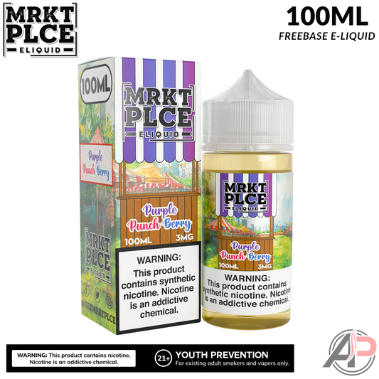MRKT PLCE Purple Punchberry E-Liquid 100mL