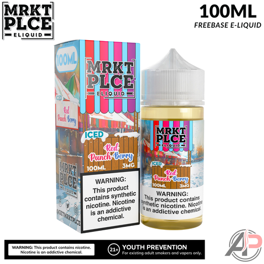 MRKT PLCE Iced Red Punchberry E-Liquid 100mL