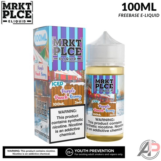 MRKT PLCE Iced Purple Punchberry E-Liquid 100mL