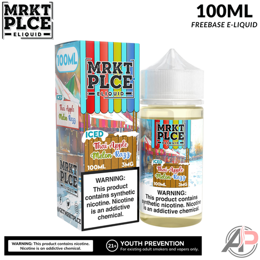 MRKT PLCE Iced Thai Apple Melon Razz E-Liquid 100mL