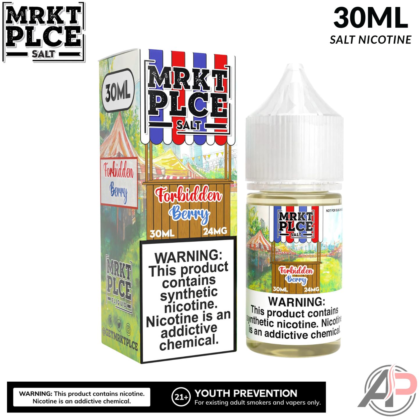 MRKT PLCE Forbidden Berry Salt Nicotine 30mL