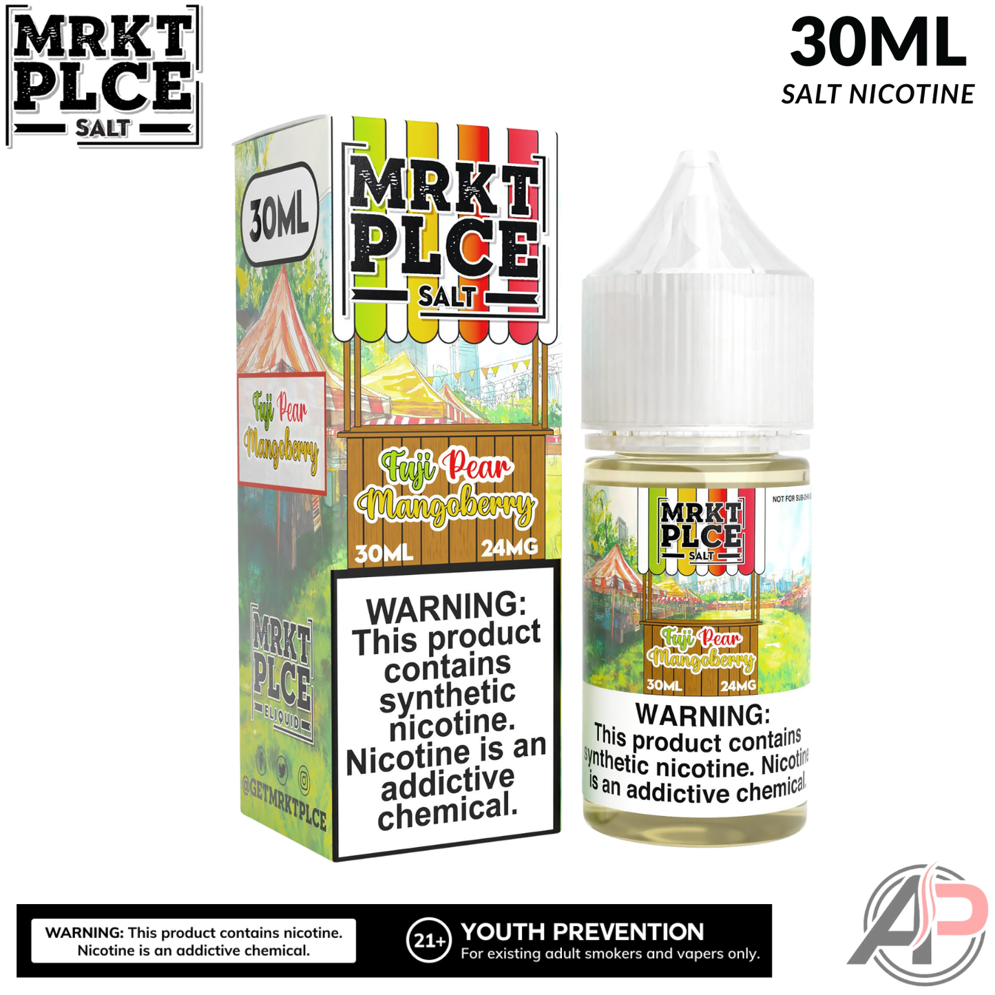 MRKT PLCE Fuji Pear Mangoberry Salt Nicotine 30mL