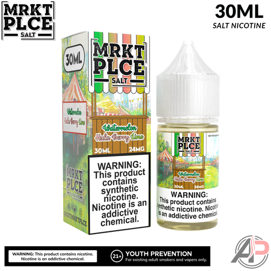 MRKT PLCE Watermelon Hula Berry Lime Salt Nicotine 30mL