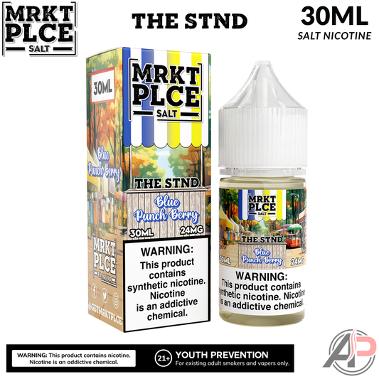 MRKT PLCE Blue Punch Berry THE STND Salt Nicotine 30mL