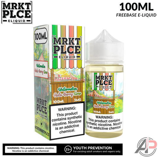 MRKT PLCE Watermelon Hula Berry Lime E-Liquid 100mL